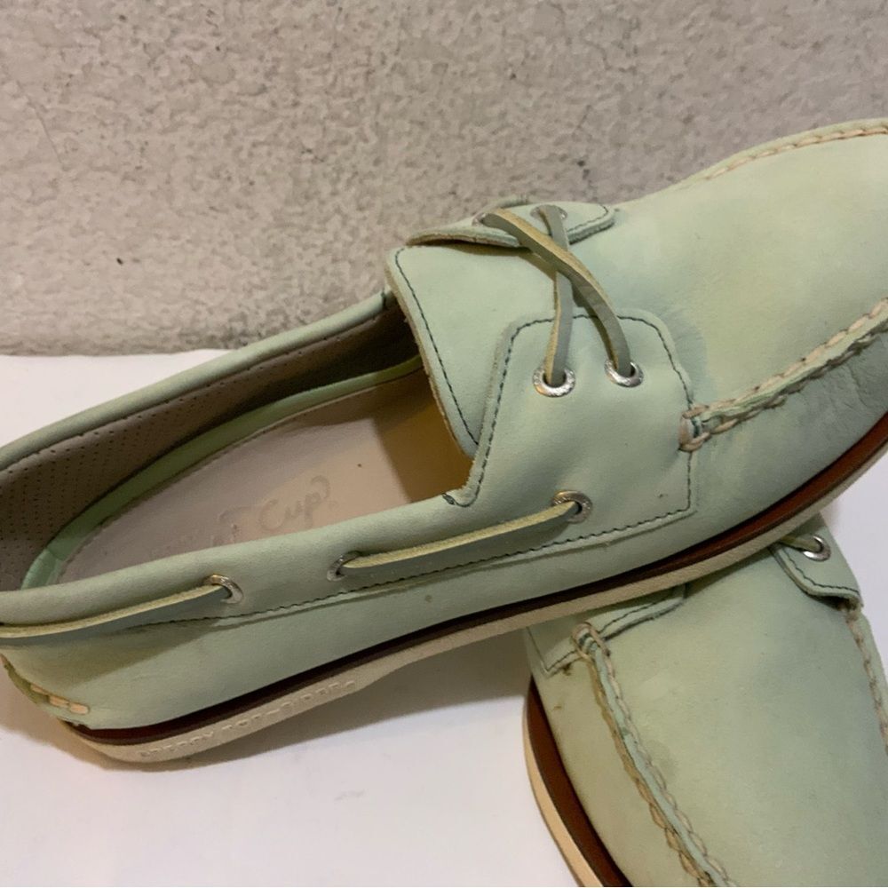 Sperry Top-Sider Gold Cup Authentic Original Boat Shoes Size 11 in green - Picture 3 of 11